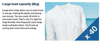 Beko QWM84 Built-in 1400rpm Washing machine - White