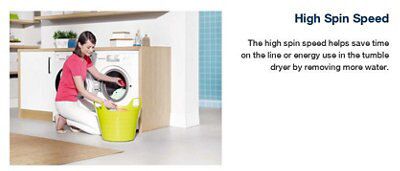 Beko QWM84 Built-in 1400rpm Washing machine - White