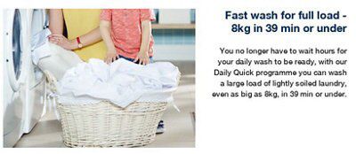 Beko QWM84 Built-in 1400rpm Washing machine - White