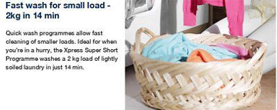 Beko QWM84 Built-in 1400rpm Washing machine - White