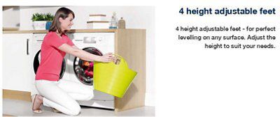 Beko QWM84 Built-in 1400rpm Washing machine - White