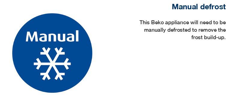 Beko QZ32 Integrated Manual defrost Freezer - White