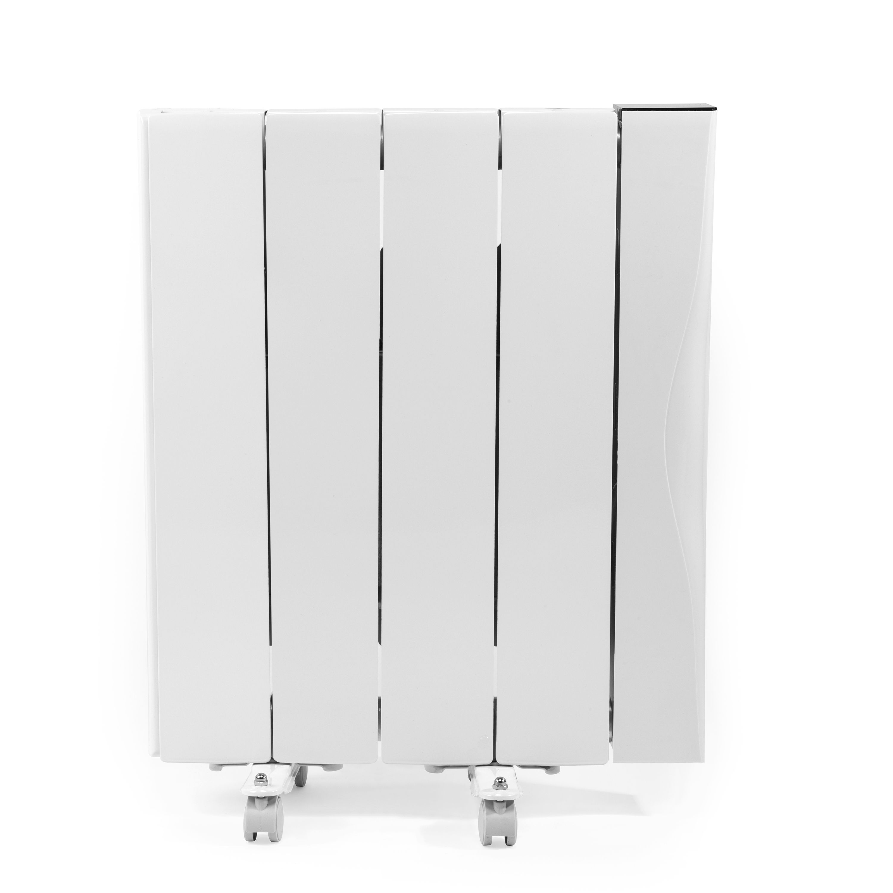 Adam iRad Freestanding Electric Panel Heater in Black Glass with Thermostat  | DIY at Bu0026Q