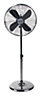 Beldray Gunmetal grey 16" 50W Pedestal Fan