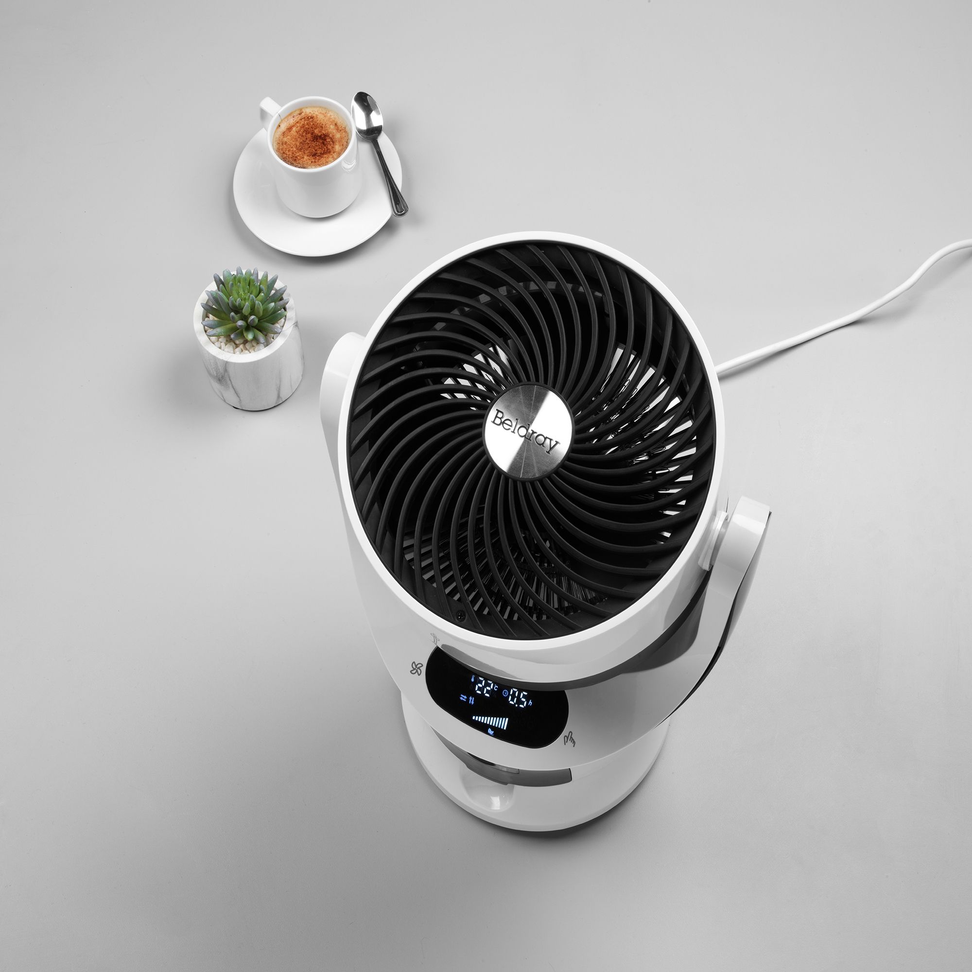 Beldray Orbit 4 in 1 White u0026 black Air circulator | DIY at Bu0026Q