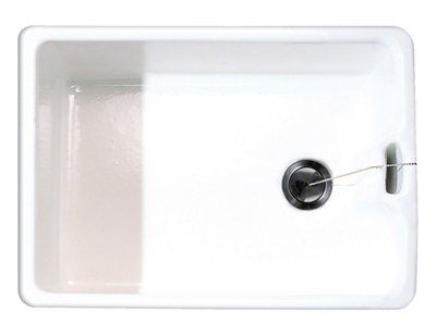 Belfast White Ceramic 1 Bowl Sink x 595mm