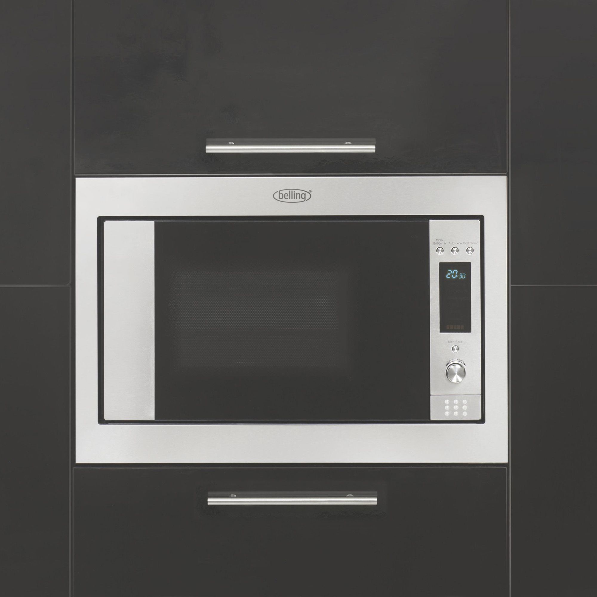 Belling 444442598 900W Built-in Microwave | DIY At B&Q