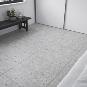 Belukha Grey Matt Stone effect Porcelain Indoor Wall & floor Tile, Pack of 3, (L)600mm (W)300mm