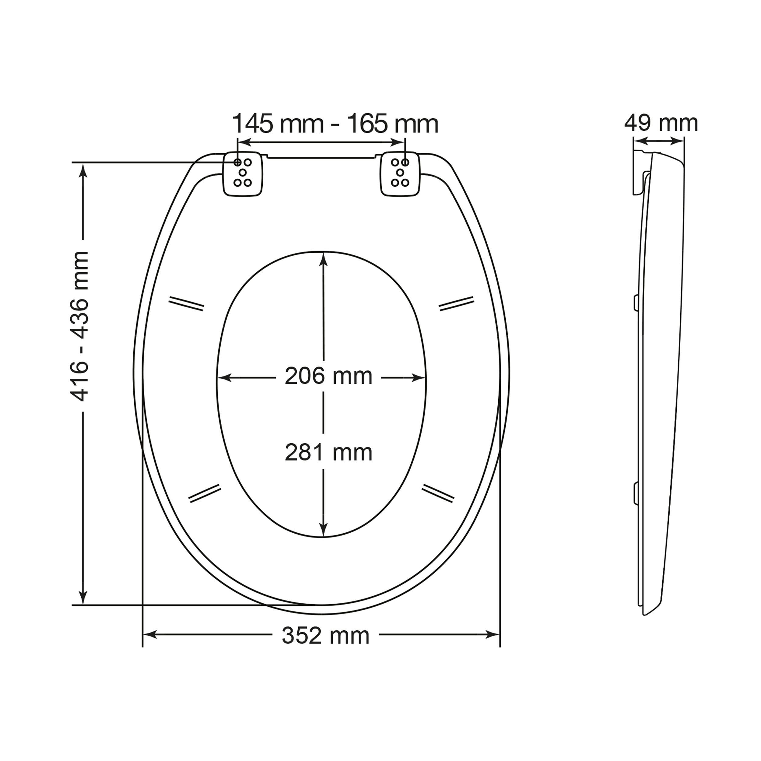 Bemis Buxton Ultra-Fix White Standard close Toilet seat
