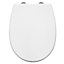 Bemis Click & Clean Silent White Top fix Soft close Toilet seat