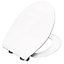 Bemis Click & Clean Slim White Standard Soft close Toilet seat