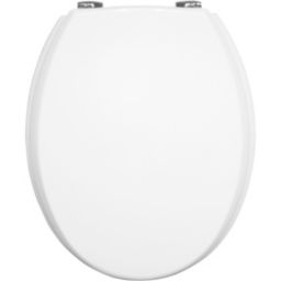 Bemis Denver White Sta-tite bottom fix Toilet seat