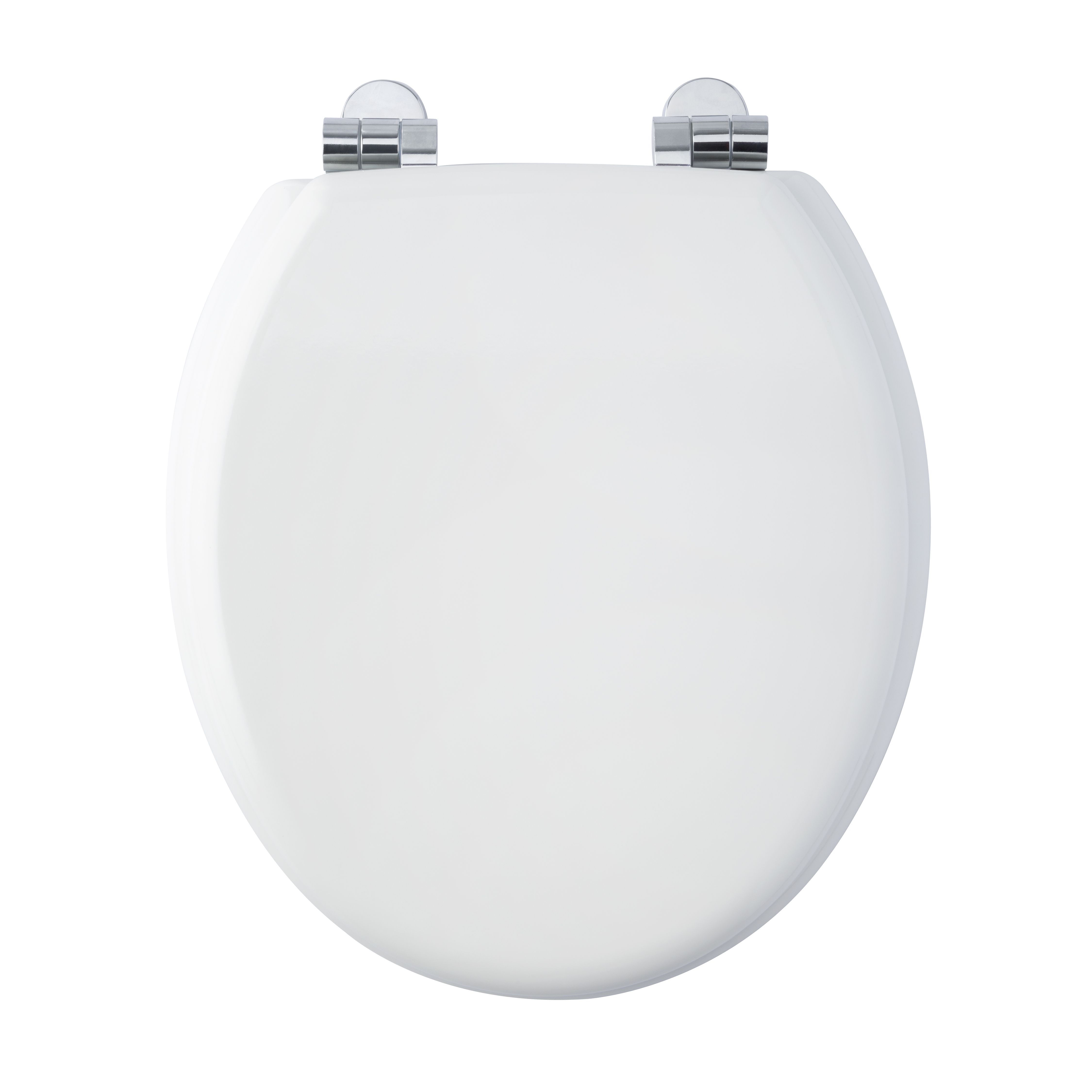Bemis Hartford White Bottom fix Soft close Toilet seat DIY at B&Q