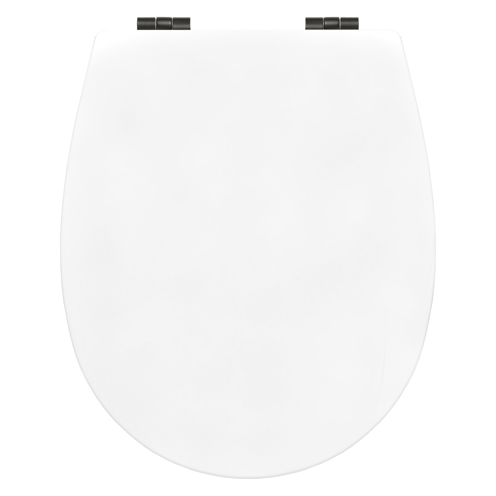 Bemis Hudson White Standard Soft close Toilet seat at B&Q