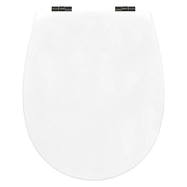 Bemis Hudson White Ultra Fix Bottom Soft Close Toilet Seat Diy At B Q - How To Repair A Bemis Soft Close Toilet Seat