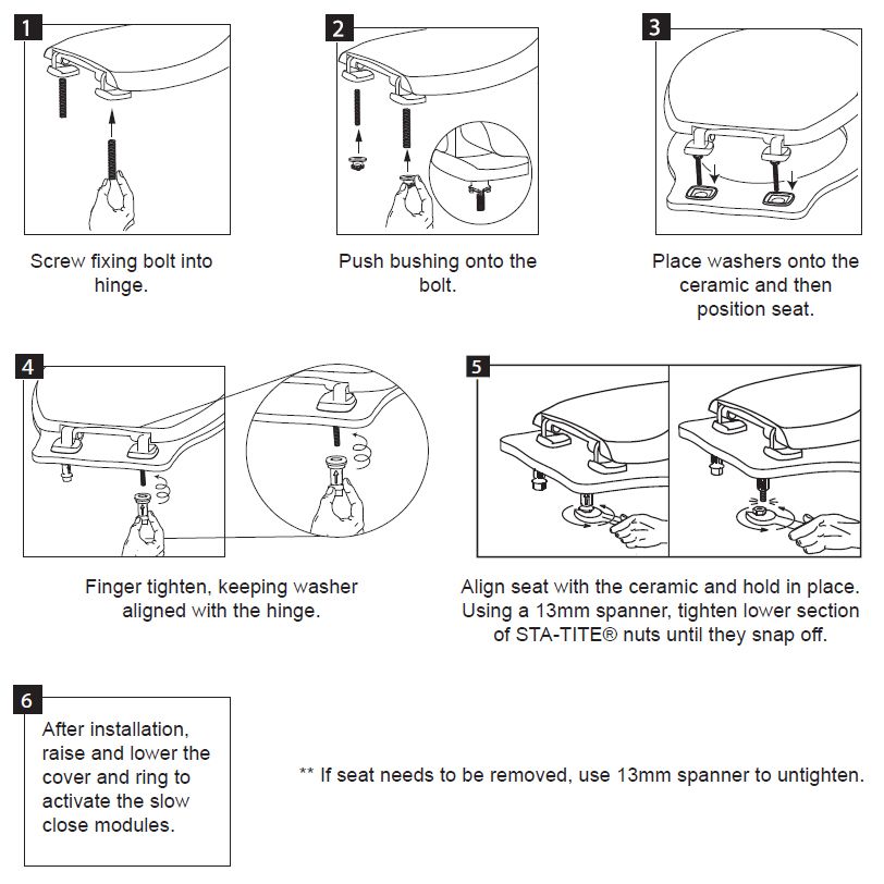 How To Fix Bemis Slow Close Toilet Seat Velcromag