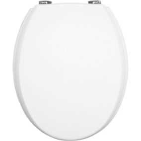 Bemis Ultra-fix Denver White Round Standard close Toilet seat