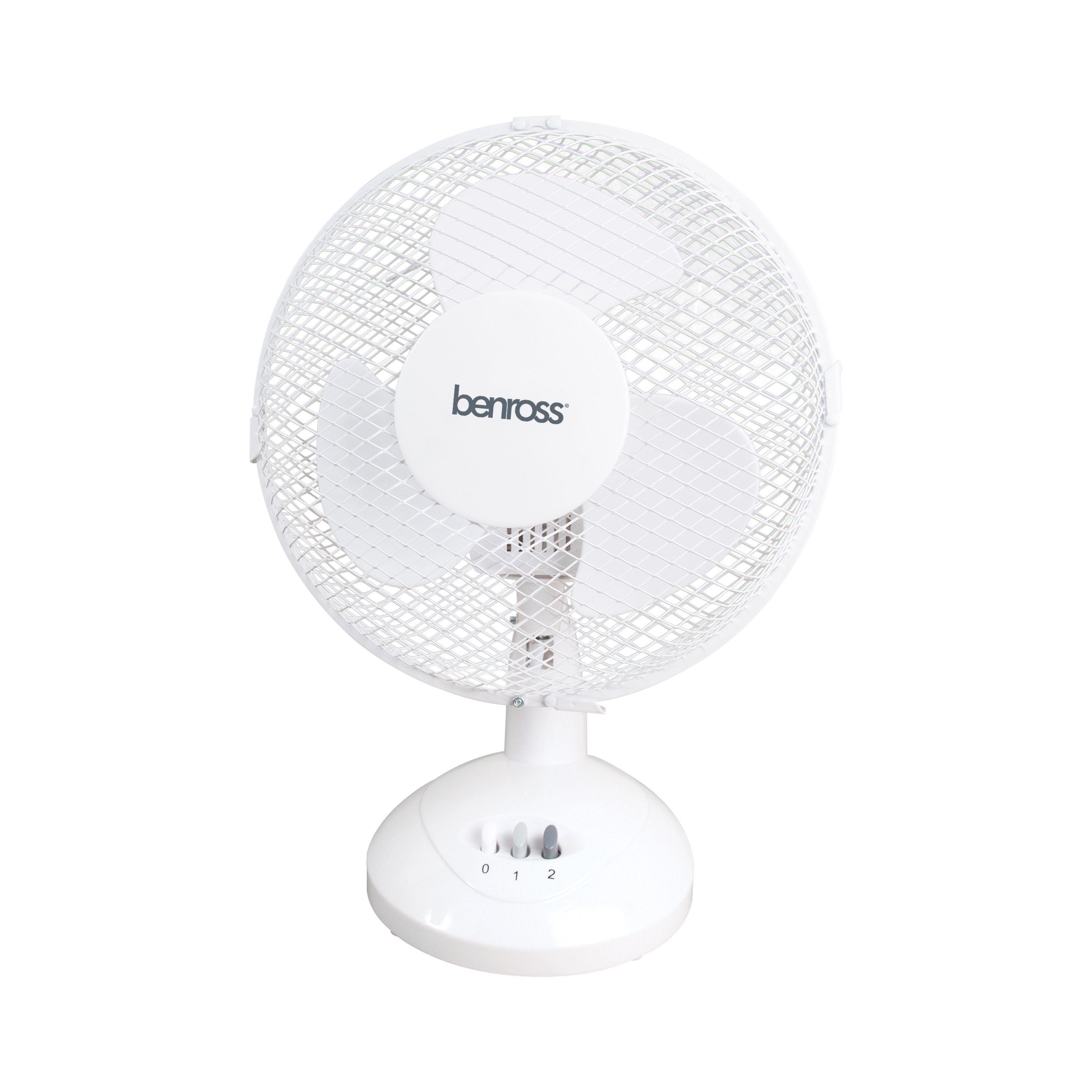 Benross White 9" 21W Fan