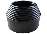 Bera Black Polyethylene (PE) Edging roll (H)10cm (L)6m
