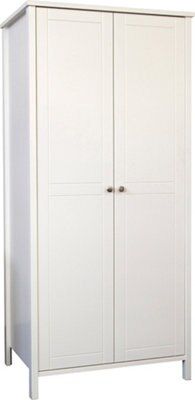 Bergen White Double Wardrobe (H)1950mm (W)900mm (D)624mm