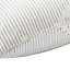 Beryl Grey & white Geometric Indoor Cushion (L)45cm x (W)45cm