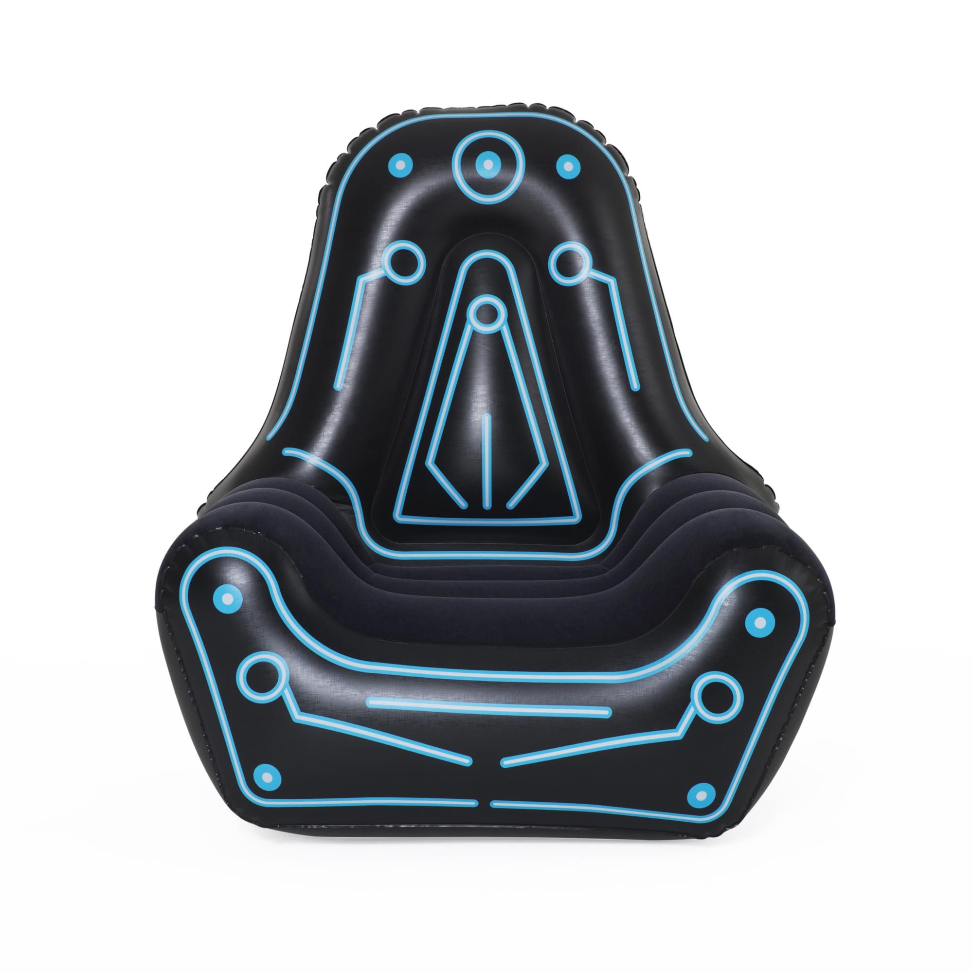 Bestway Black Modern Inflatable gaming chair