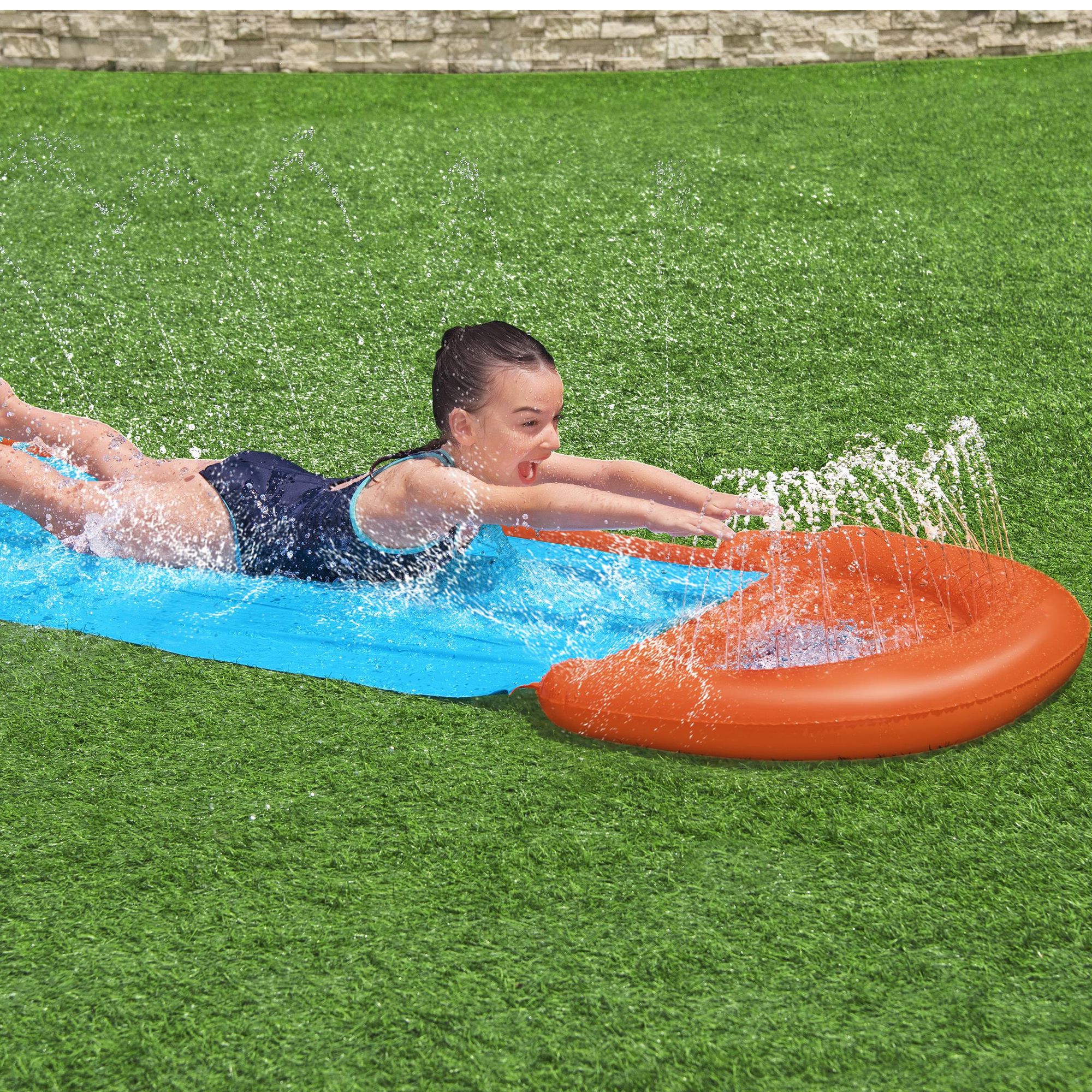 Bestway H2O Go Blue & orange Rectangular Water slide