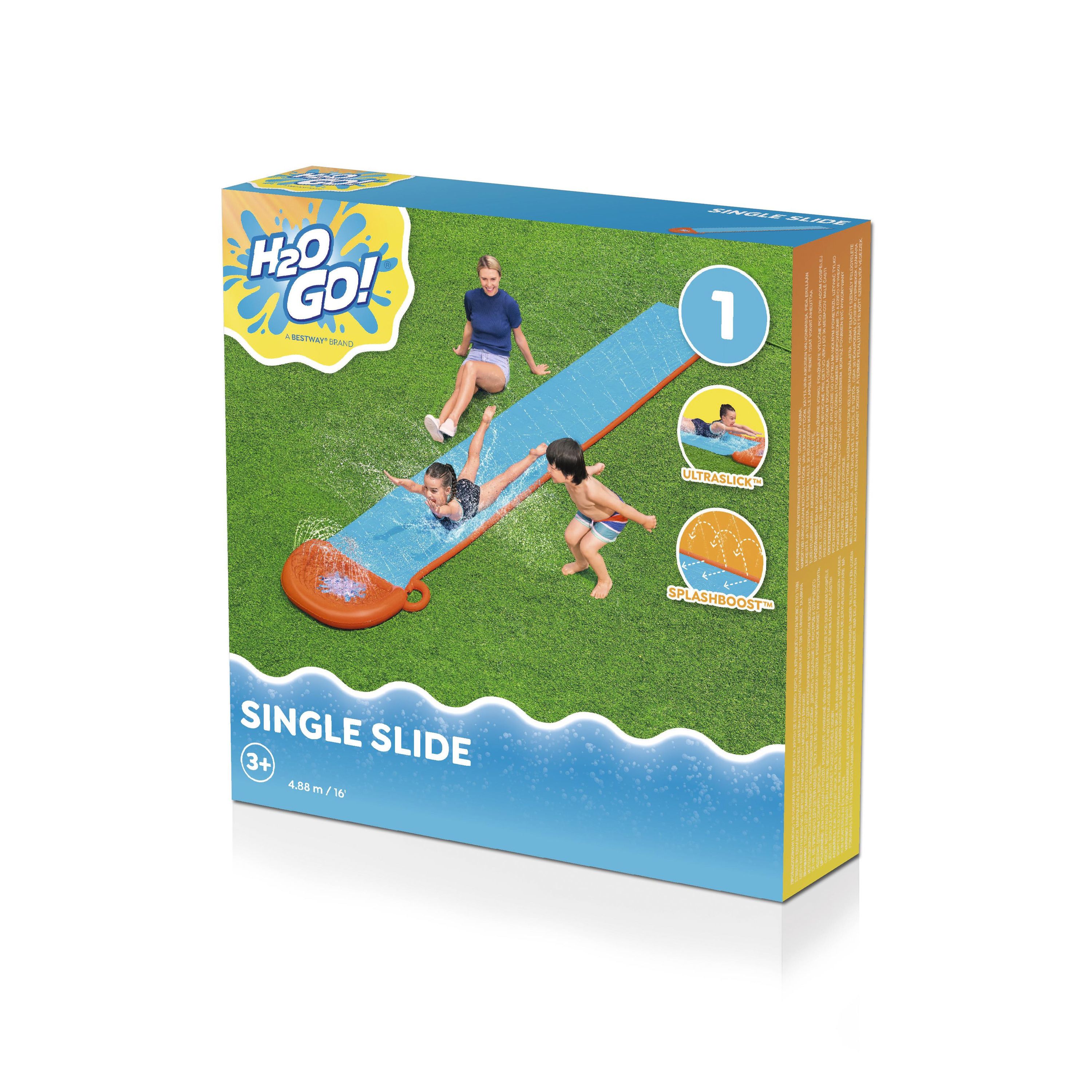 Bestway H2O Go Blue & orange Rectangular Water slide