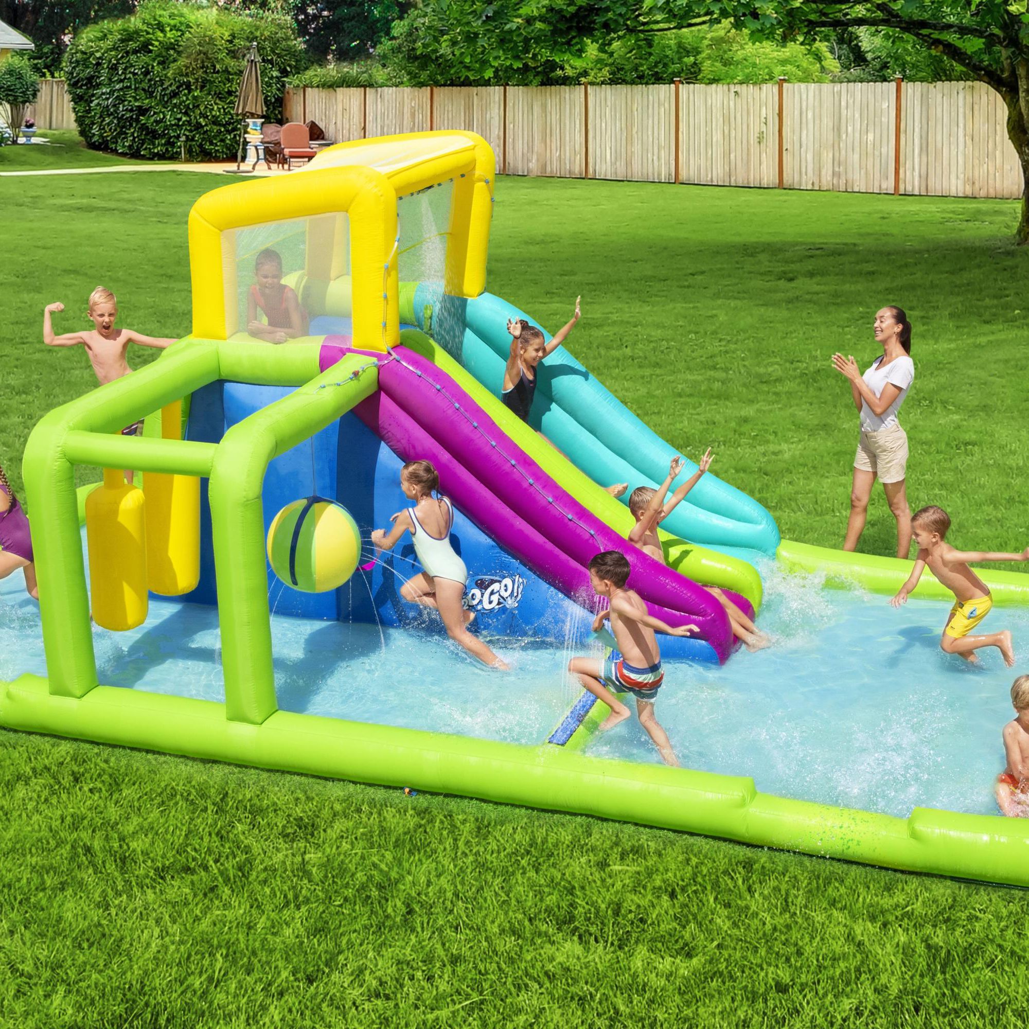 Bestway H2OGO Multicolour Large Splash course PVC Water park