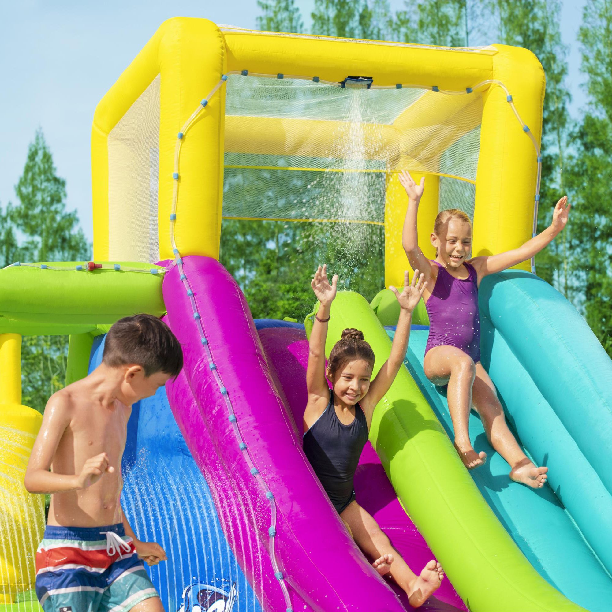 Bestway H2OGO Multicolour Large Splash course PVC Water park