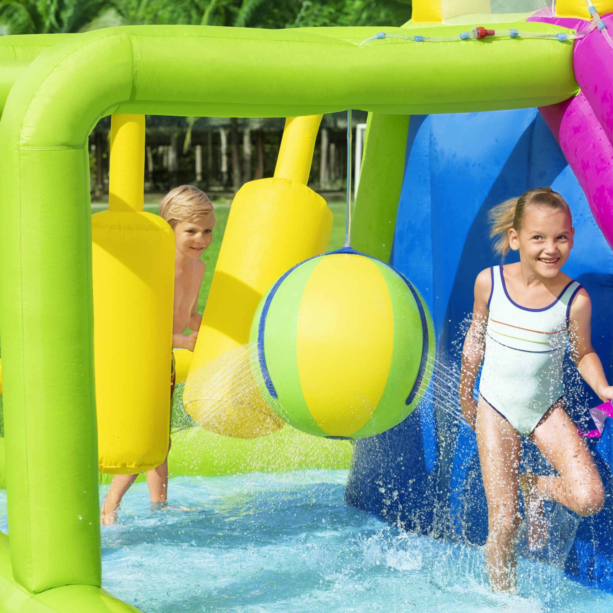 Bestway H2OGO Multicolour Large Splash course PVC Water park