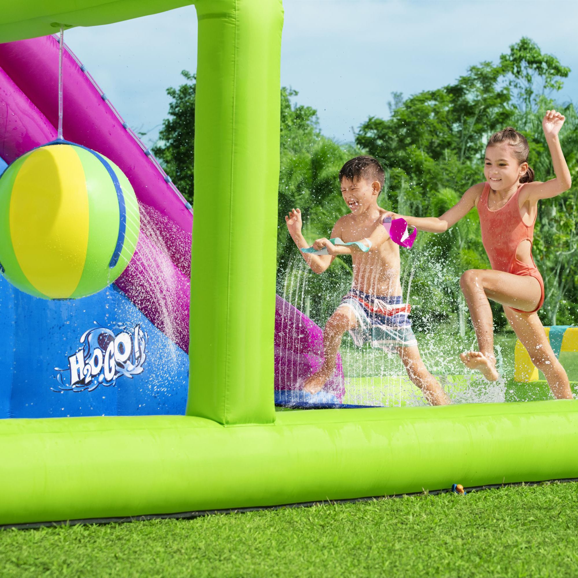 Bestway H2OGO Multicolour Large Splash course PVC Water park