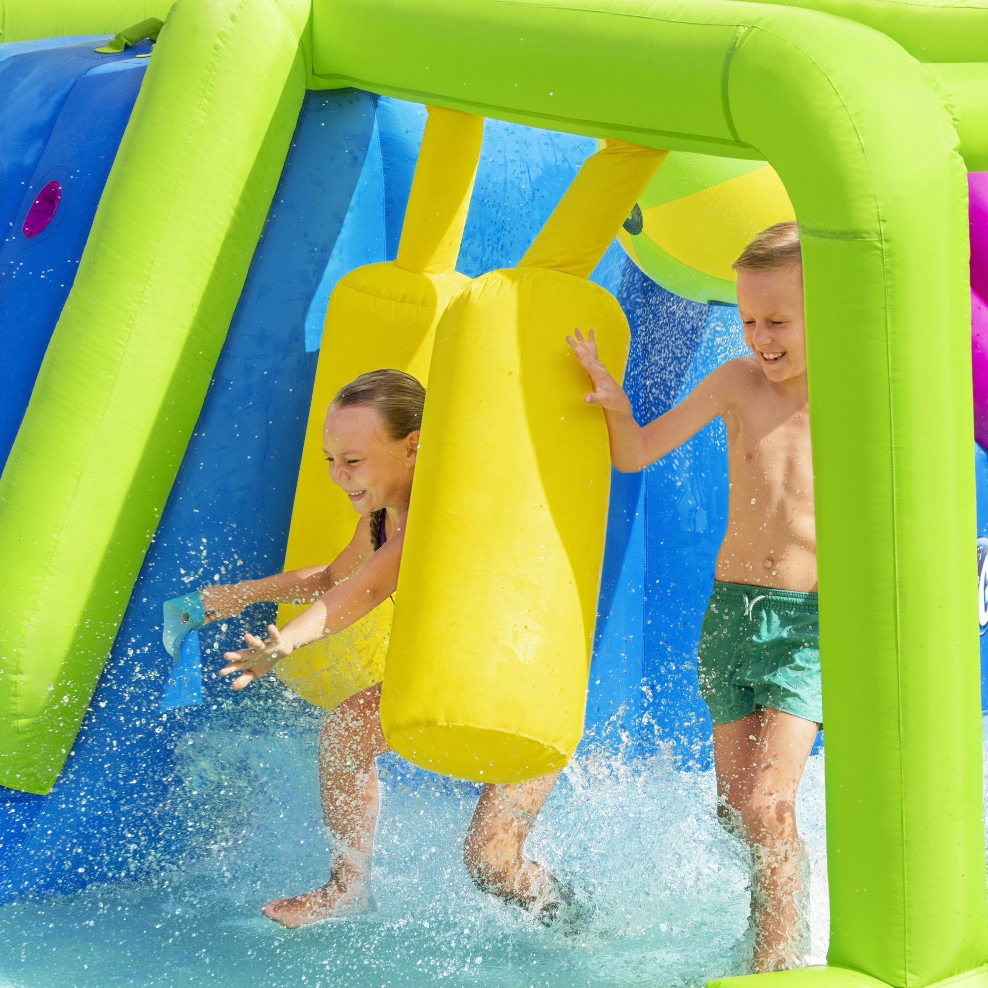 Bestway H2OGO Multicolour Large Splash course PVC Water park