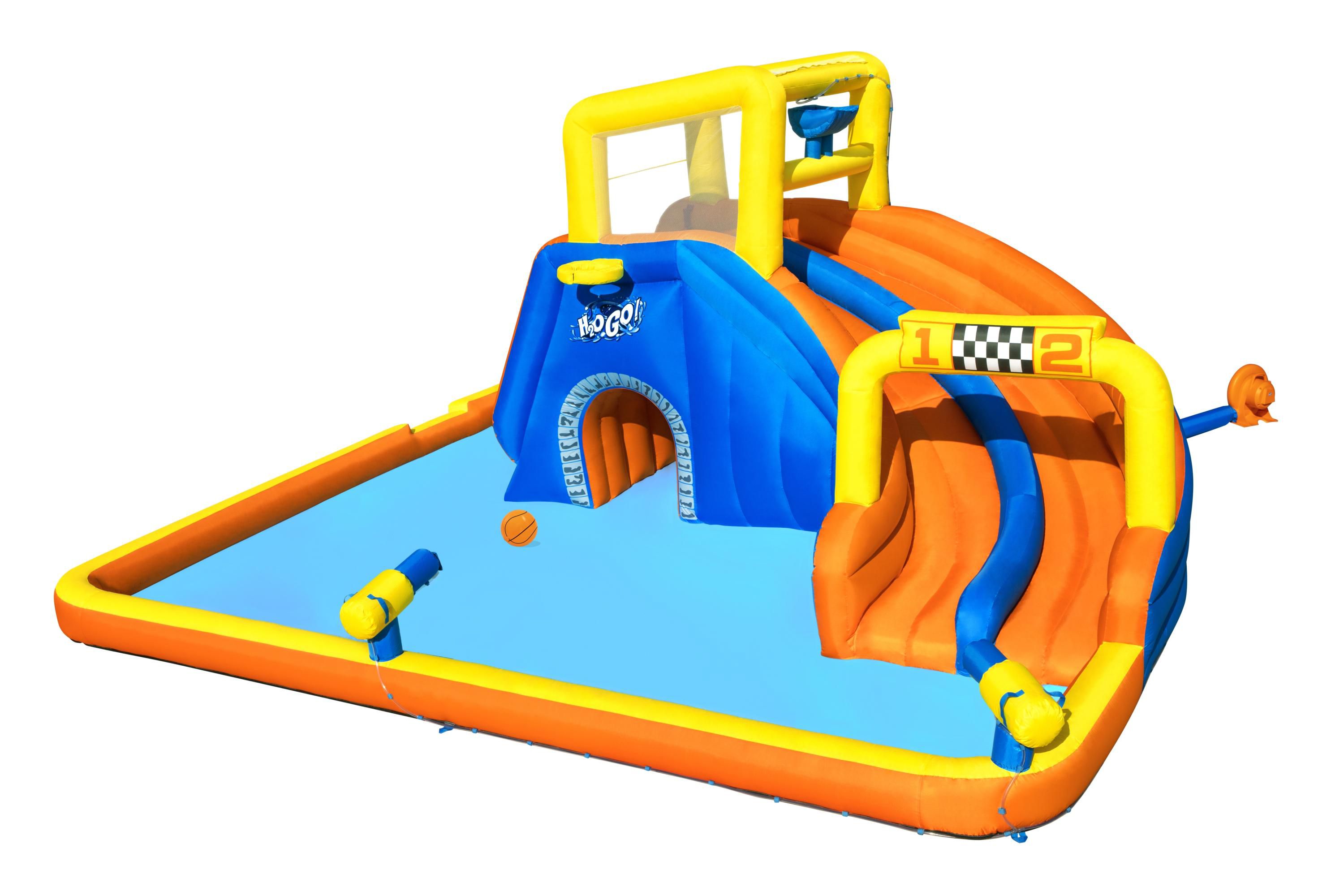 Bestway H2OGO Multicolour Rectangular Large Super speedway PVC Water park