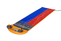 Bestway H2OGO splashy speedway Red, blue, orange, black & white Striped Water slide