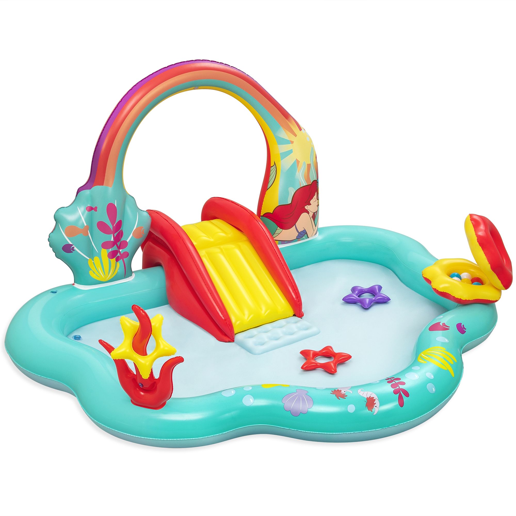 Bestway Multicolour Small Disney Princess - Little Mermaid Plastic Play centre With slide