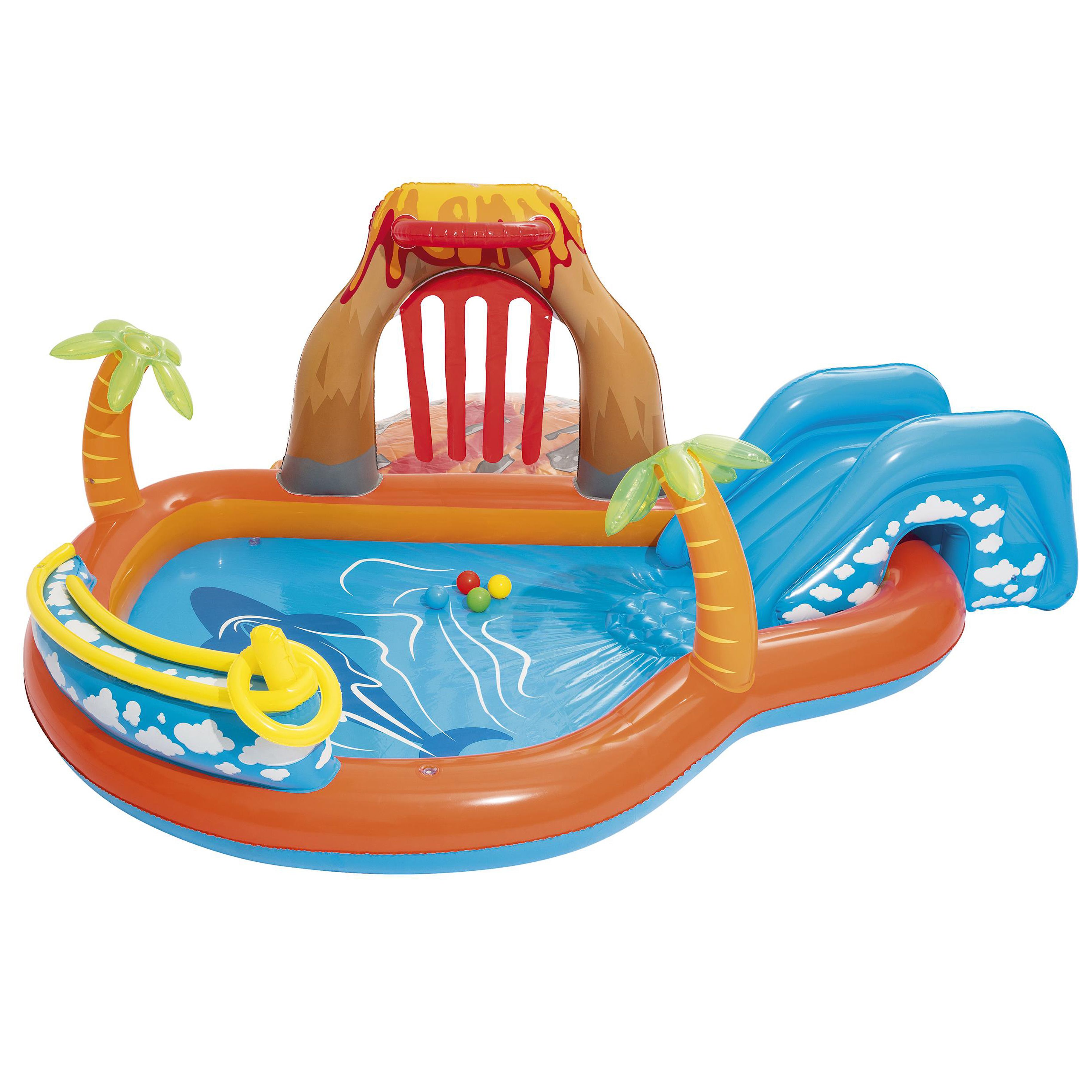 Bestway Multicolour Small Lava Lagoon Plastic Water park