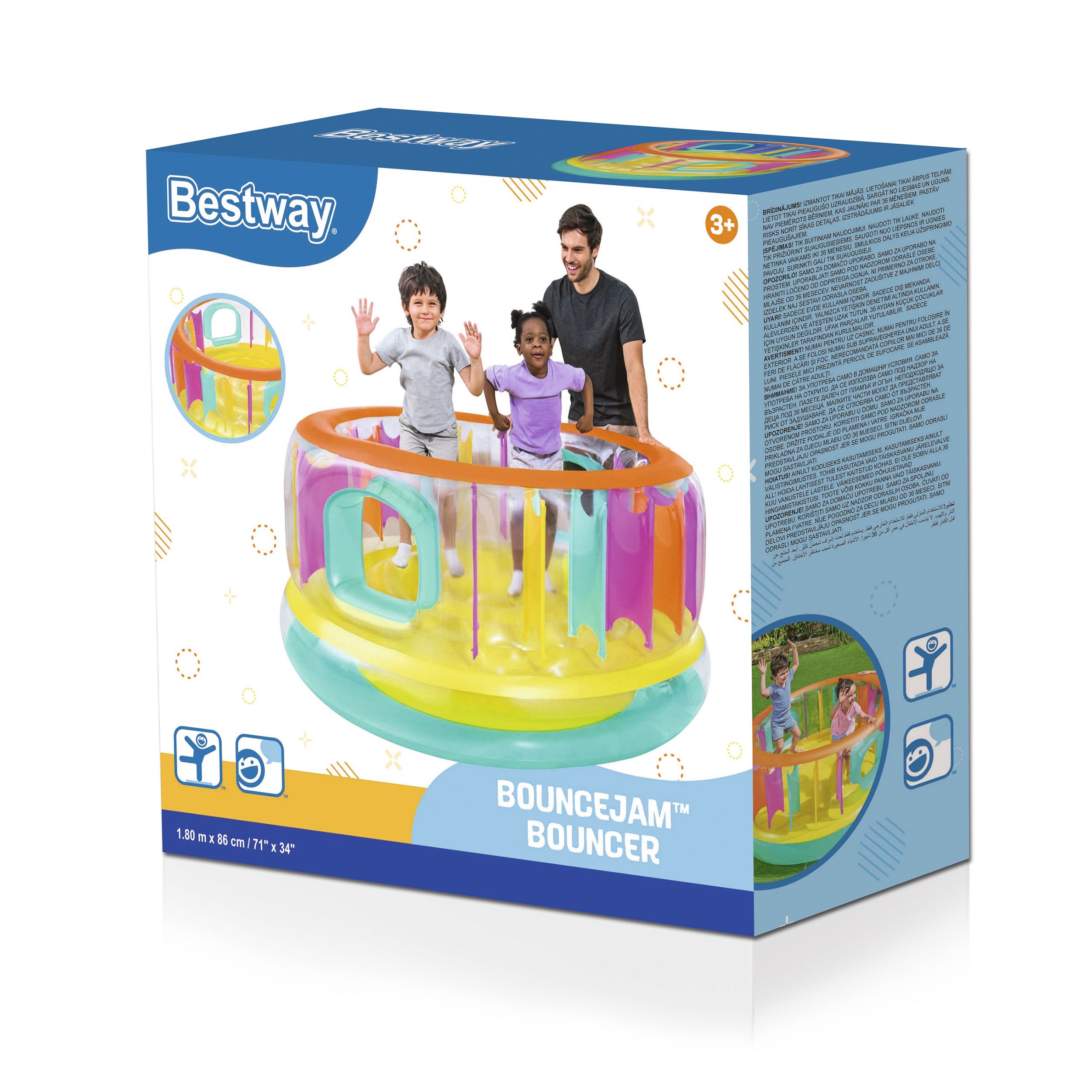 Bestway Multicolour Small Multiroom bouncer