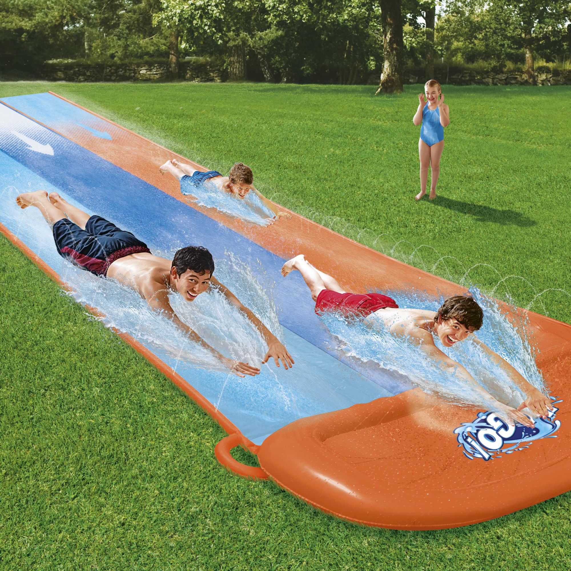 Bestway water deals slides