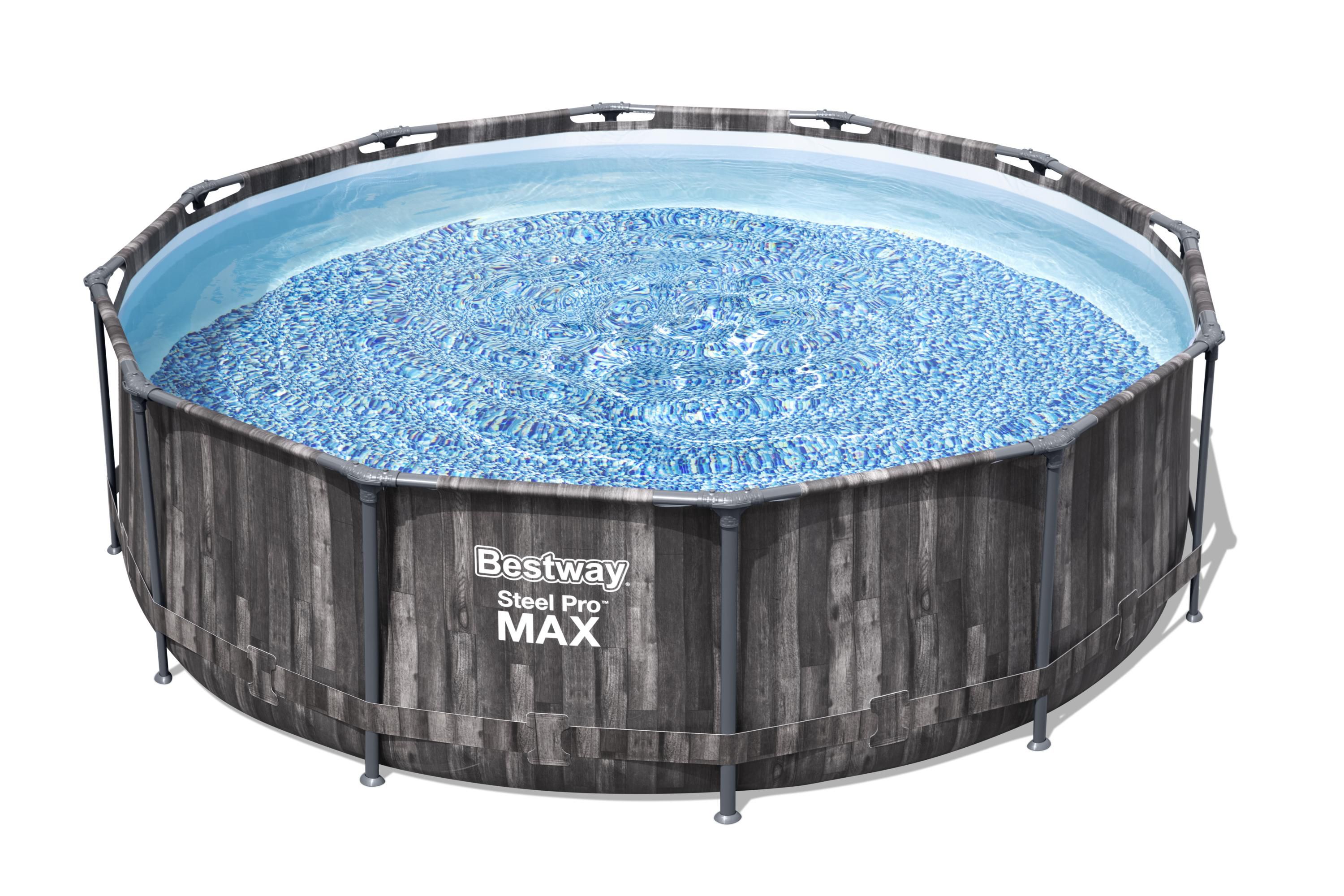 Bestway Steel pro max Family swimming pool (W) 3.66m x (L) 3.66m