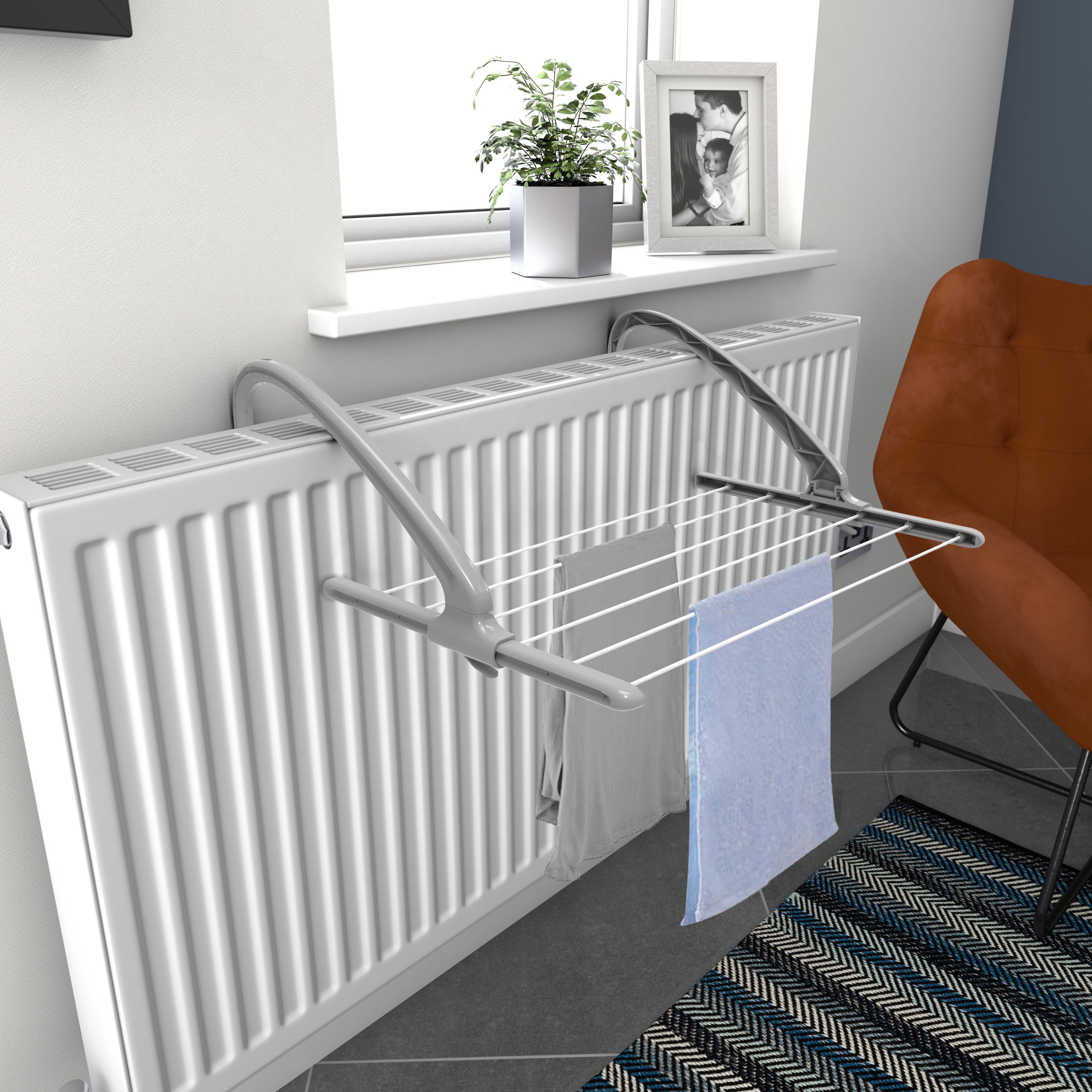 BetterDri Grey Radiator Laundry airer, 3m
