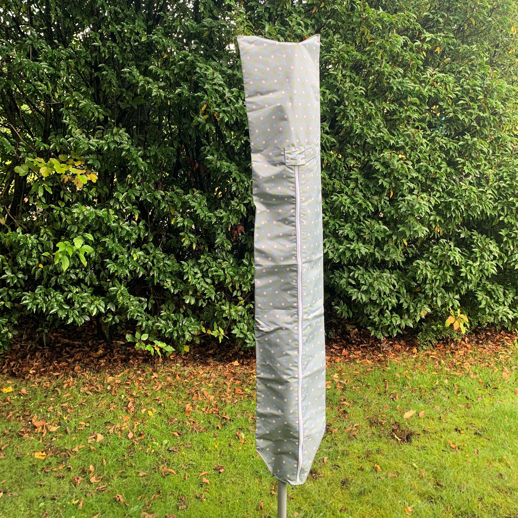 BetterDri Polka-dot Grey Rectangular Zipped washing line cover (H)42cm (W)2cm