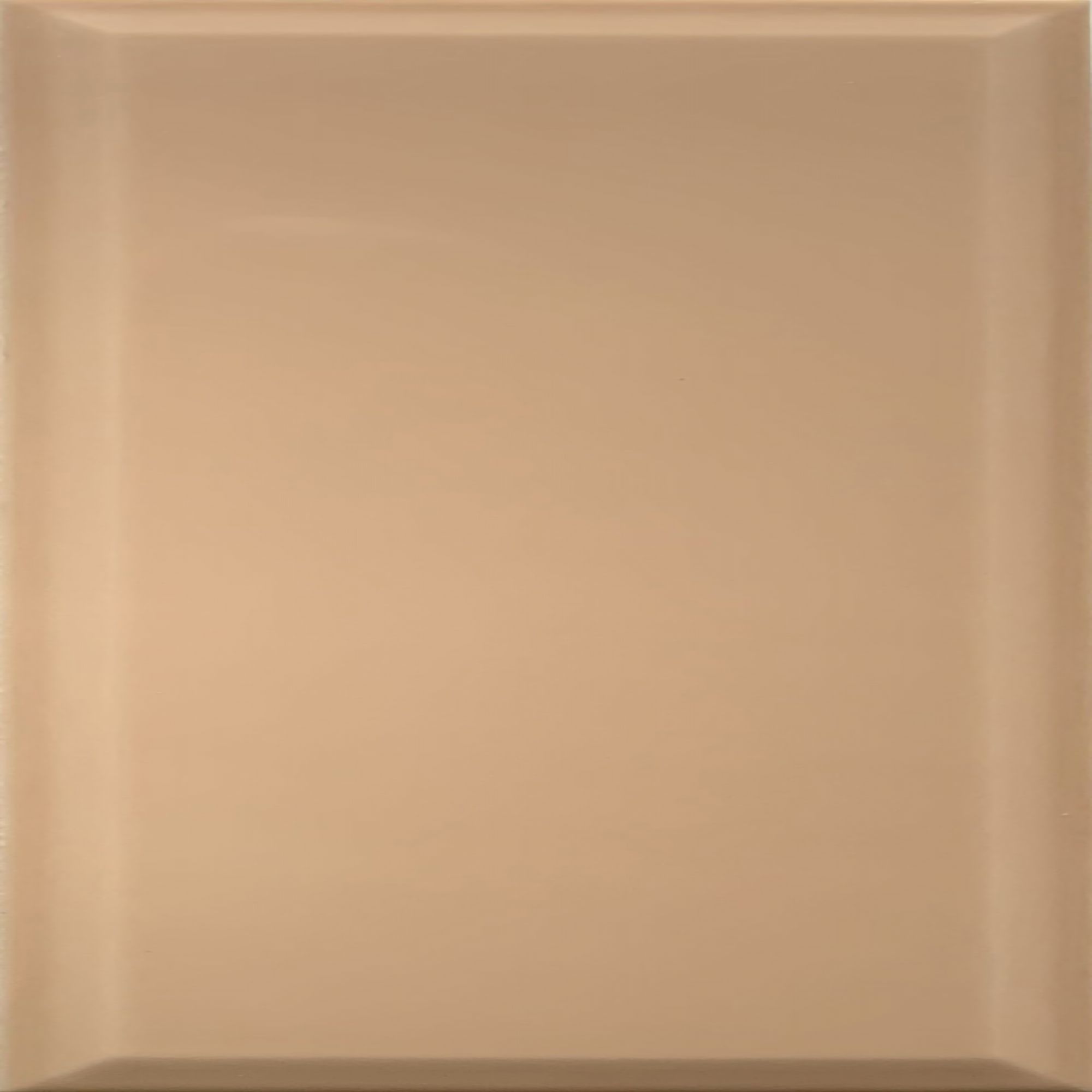 Bevel Sahara Gloss Ceramic Wall Tile, Pack of 17, (L)400mm (W)150mm
