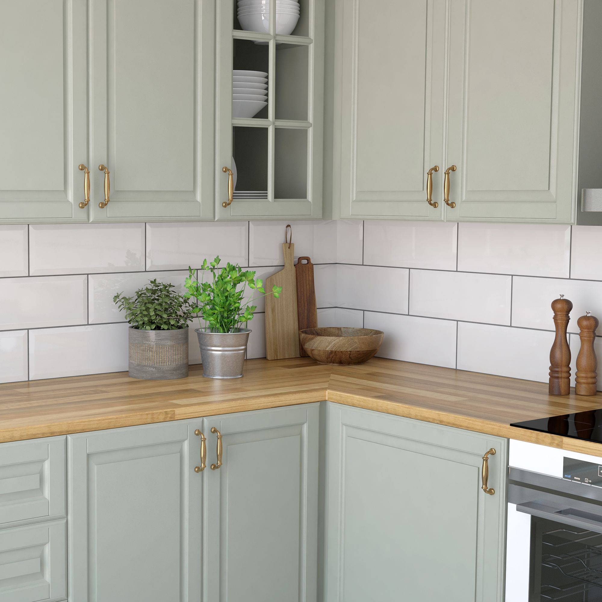 Bevel Winter White Gloss Ceramic Wall Tile