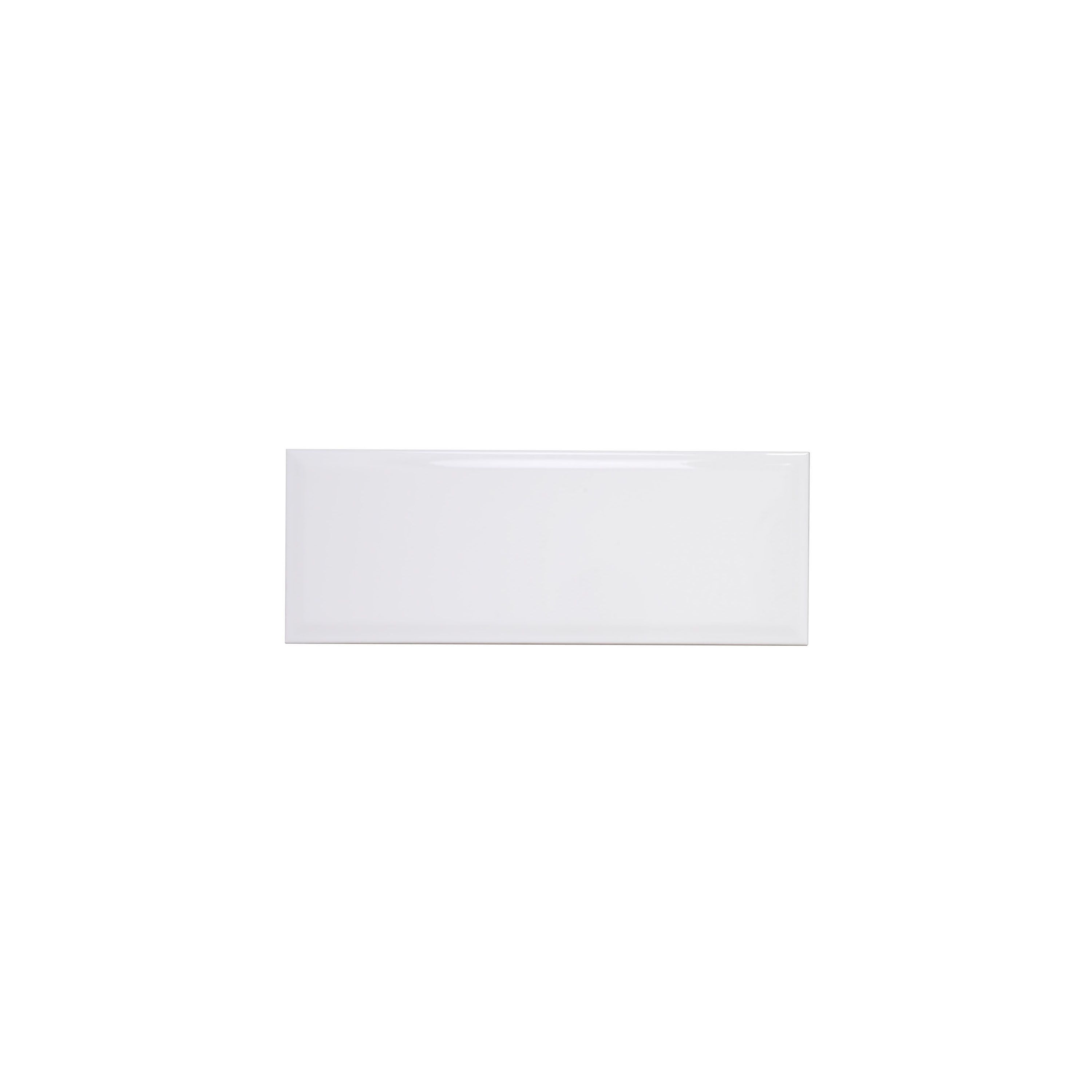 Bevel Winter White Gloss Ceramic Wall Tile