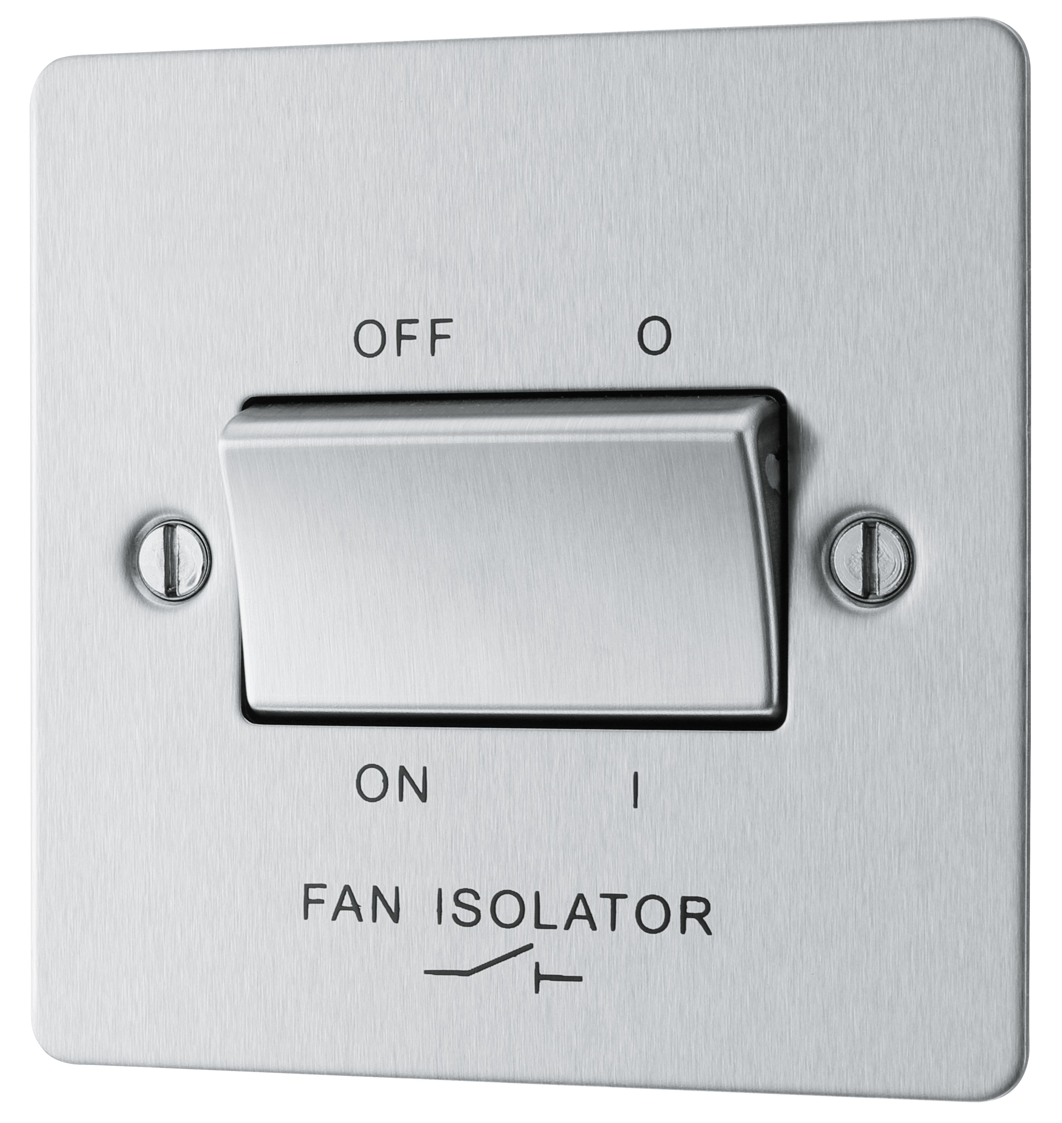 BG 10A Rocker Flat Control switch with Without LED indicator Matt