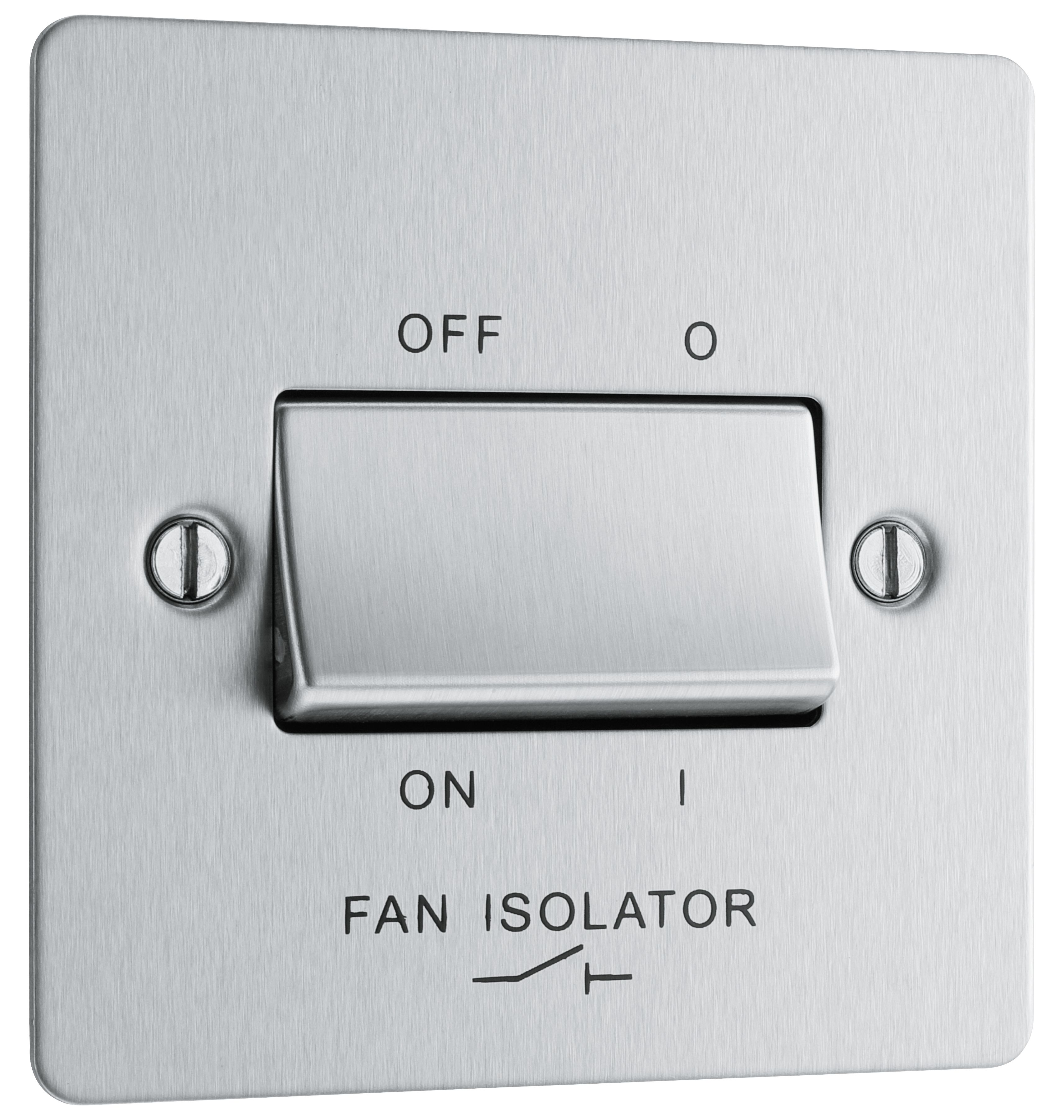 BG 10A Rocker Flat Control switch with Without LED indicator Matt - 3