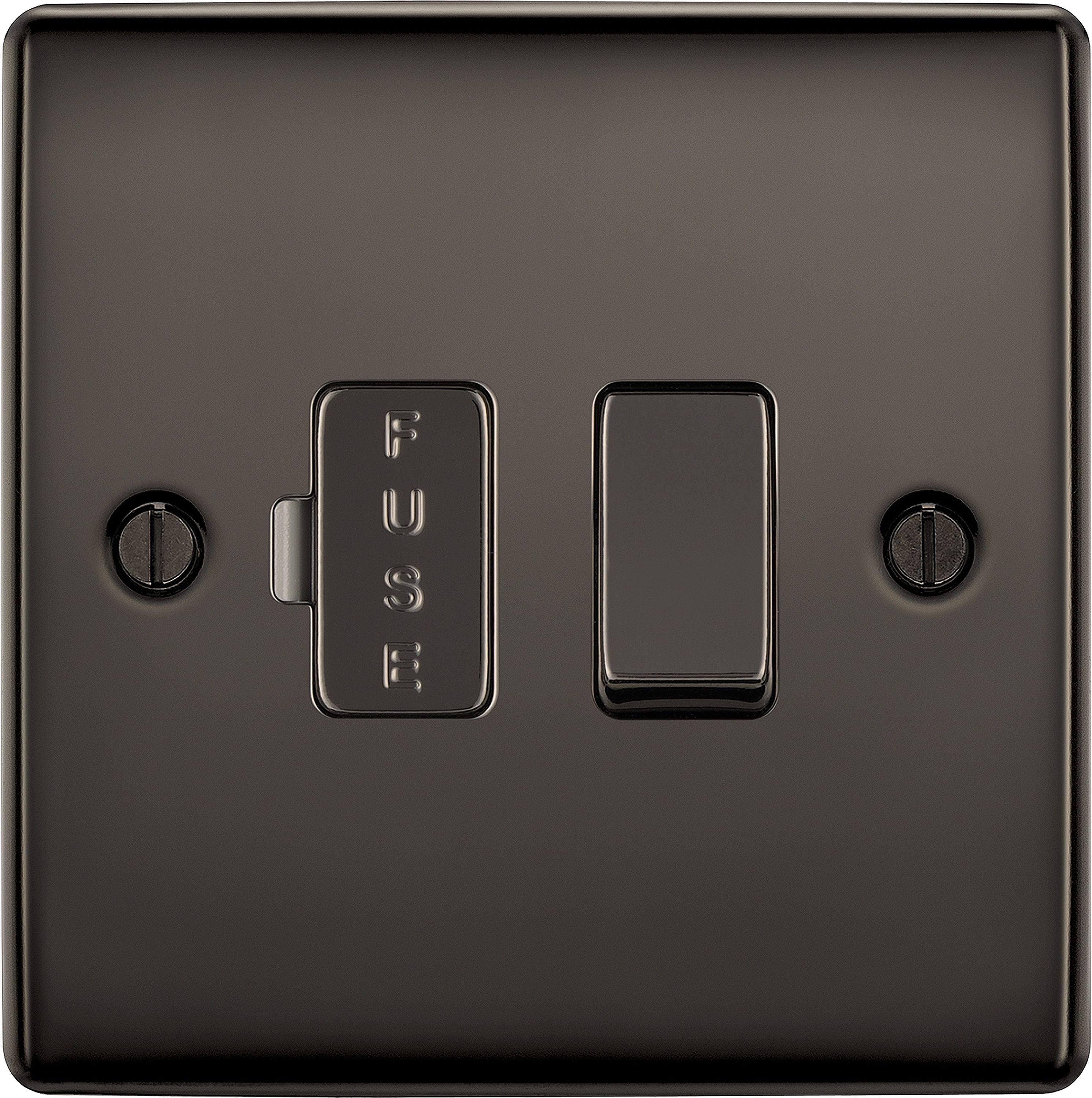 BG 13A 1 gang 2 way Raised slim profile Switched Fused connection unit