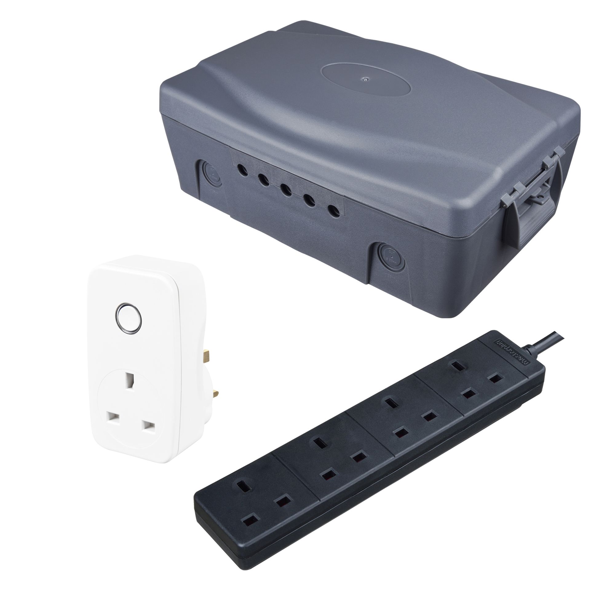 [5 Pieces] RESTMO Large Outdoor Electrical Box, Outdoor Extension Cord  Safety Cover, IP54 Waterproof Connection Box, Weatherproof Box for Power  Strip