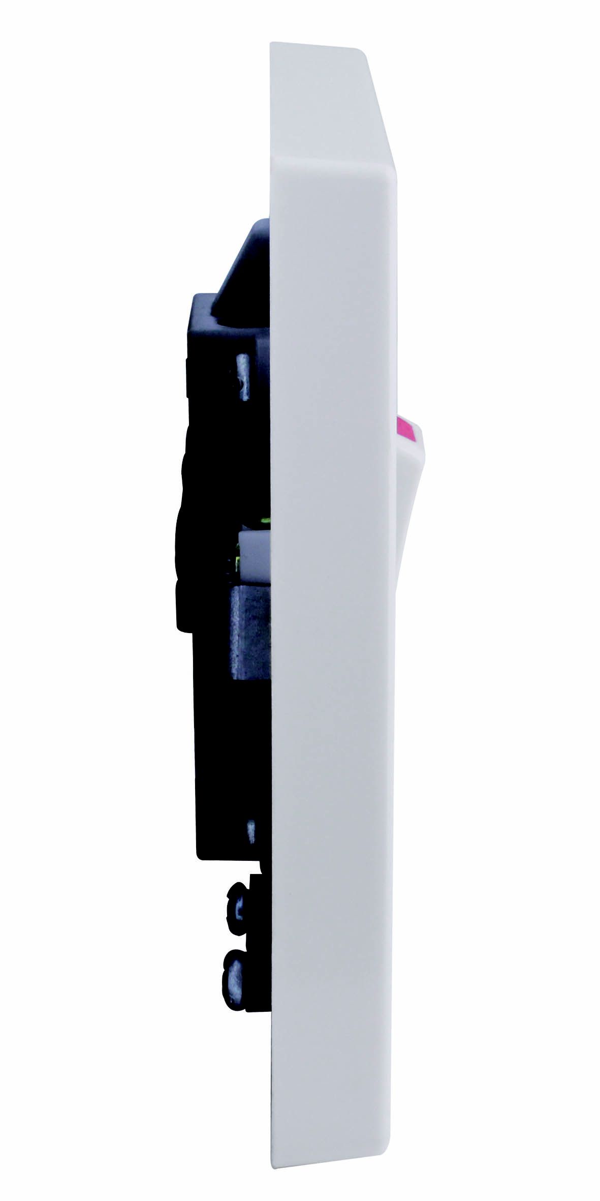 BG 20A Rocker Raised square Control switch Gloss White - 5